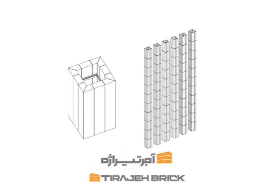 طرح آجر چینی لوور باکس