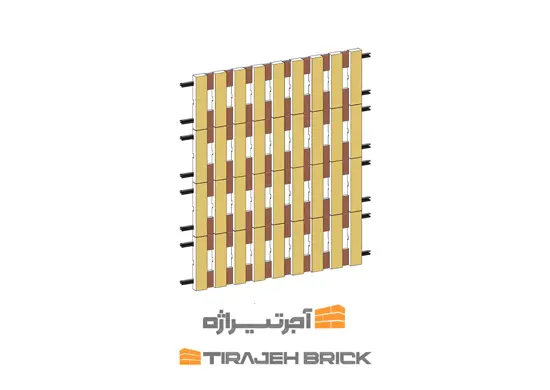 طرح آجر چینی فخرومدین لوور