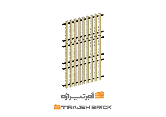 طرح آجر چینی لوور 2